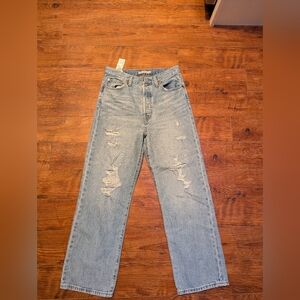 Levi's Ribcage Straight Ankle Jeans